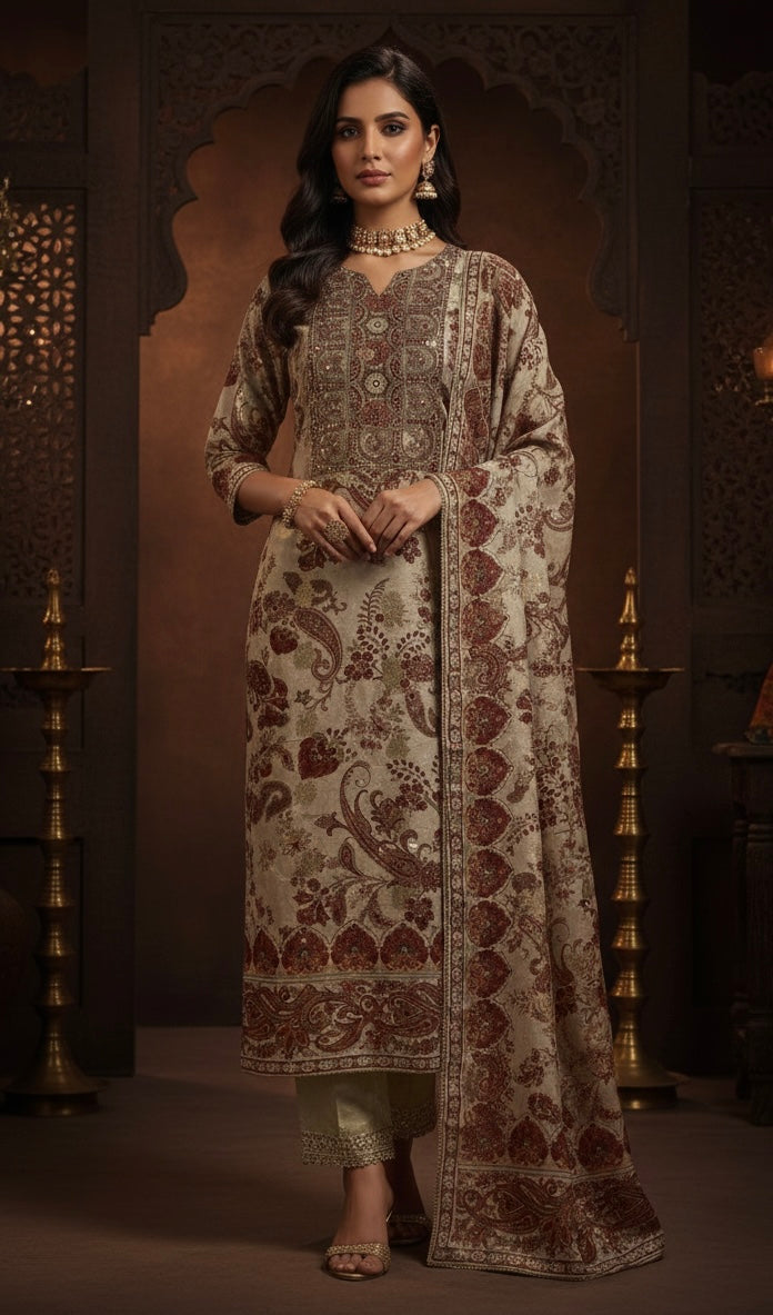 Amber Paisley Suit